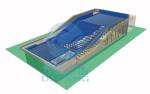 OEM Single Surf Wave Pool 304 Stainless Steel Mobile Surf Rider Machine