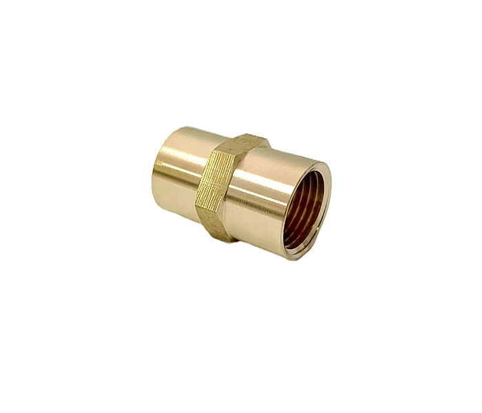 OEM Brass Air Hose Fittings Male Hex Nipple 1/2 Inch NPT X 1/2 Inch NPT