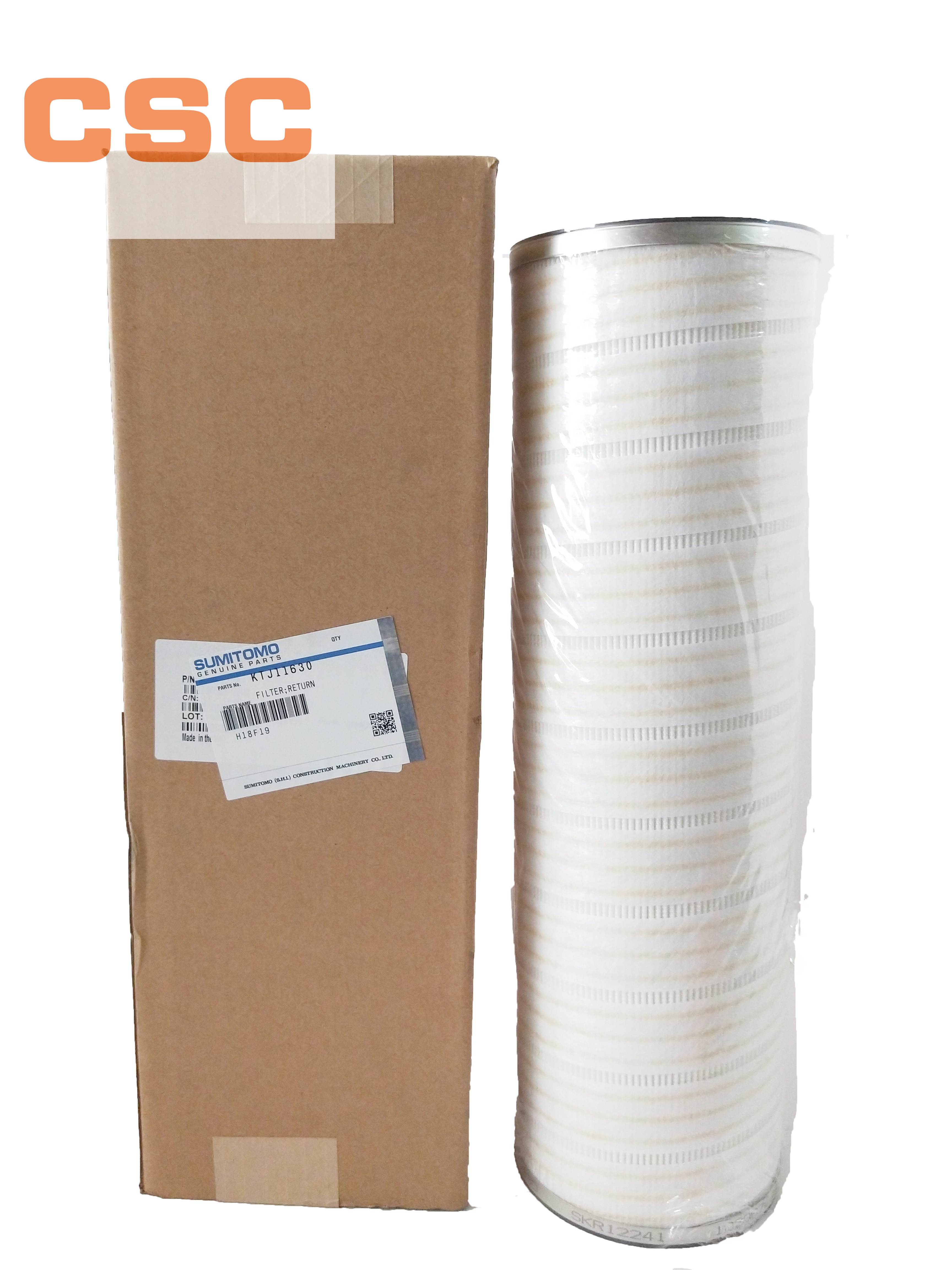 KRJ15830 / KTJ11630 Sumitomo Hydraulic Return Oil Filter Element Easy Install