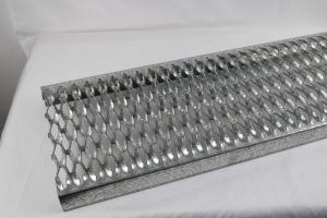 China Galvanized Crocodile Mouth Hole Anti Skid Steel Plate Perforated For Floor wholesale