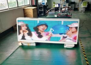 China Custom 5mm Taxi Advertising Screens Taxi Roof Signs Led 6000cd/㎡ wholesale