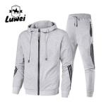 Plus Size Men Sportswear Set Autumn Athletic Wear Zipper Tracksuits