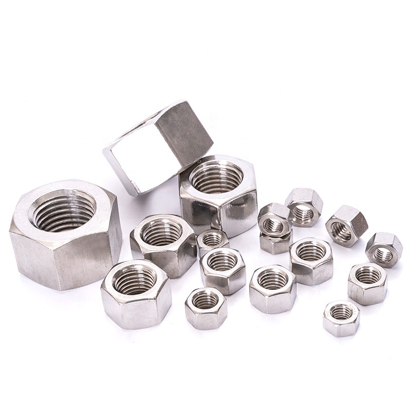 Polished Finish Duplex Steel Hex Nuts ASTM A276M Grade UNS S32205 1.4462 for Industrial Applications