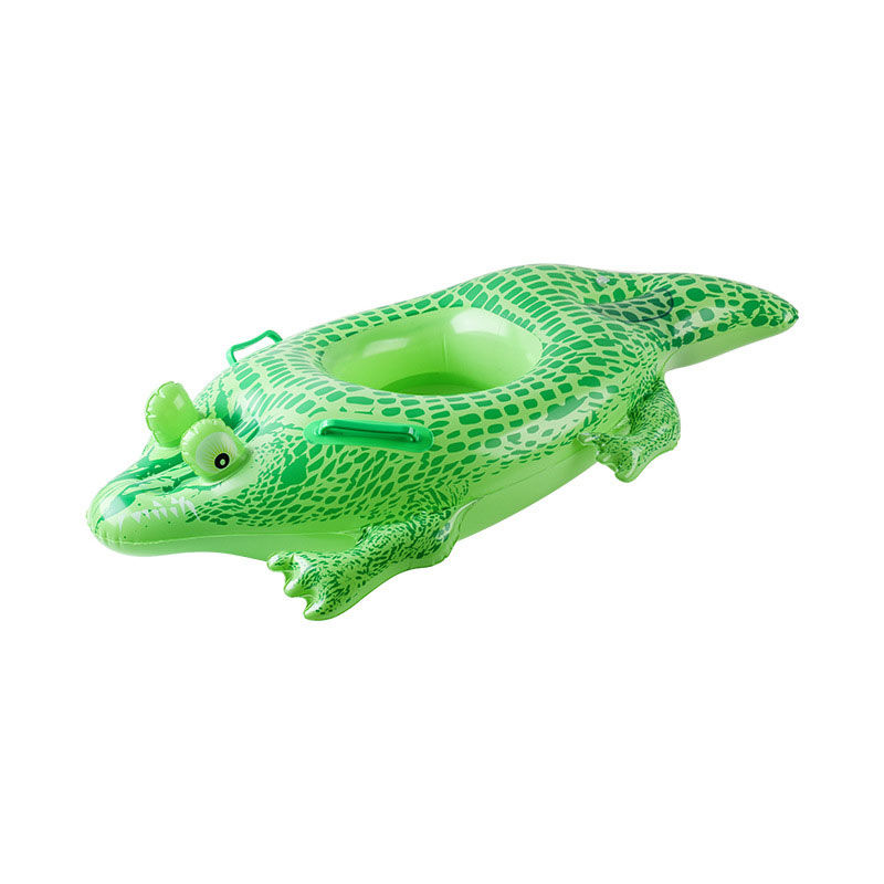 Unisex Cartoon Print Swimming Pool Float Ring Tubes for Kids Inflatable Swim Rings Beach Party Toys