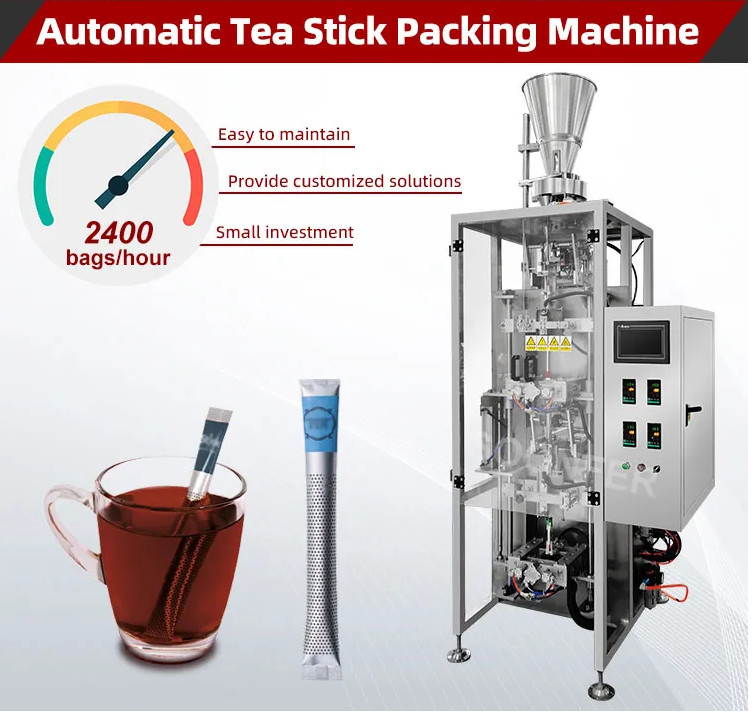 Full 304SS Green Tea Bag Pouch Packing Machine Food Grade