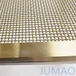 Architectural Metal Wall Partitions Metal Divider Panels Golden