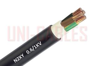 China 600 1000V Unarmoured Low Voltage Cable N2XY Acc . DIN VDE 0276 Black For Electricity Supply wholesale