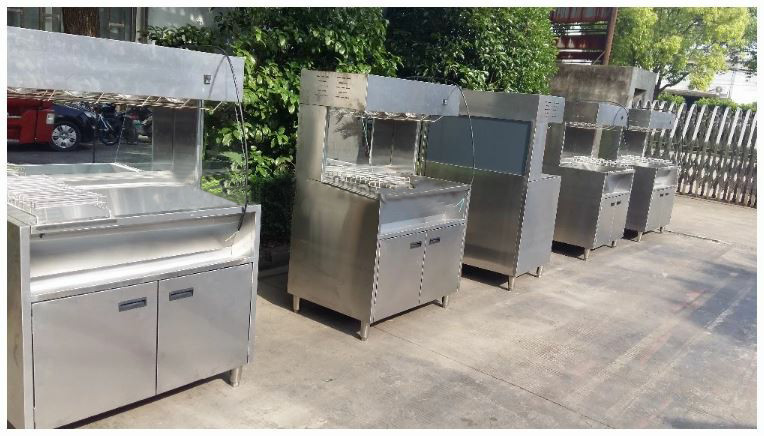 60cm Width French Fries Chips Display Warmer 304SUS Material