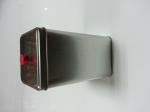 Rectangle Tin Tea Storage Container Golden Metal Offset Printing