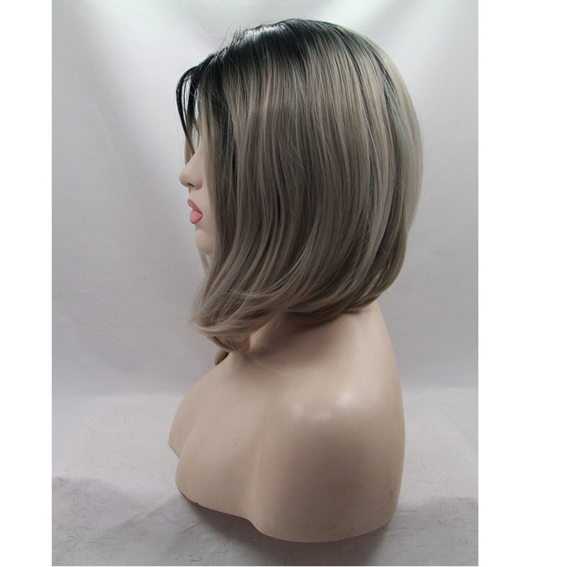 Factory Price Short Synthetic Lace Front Wigs Bob Wigs In stock