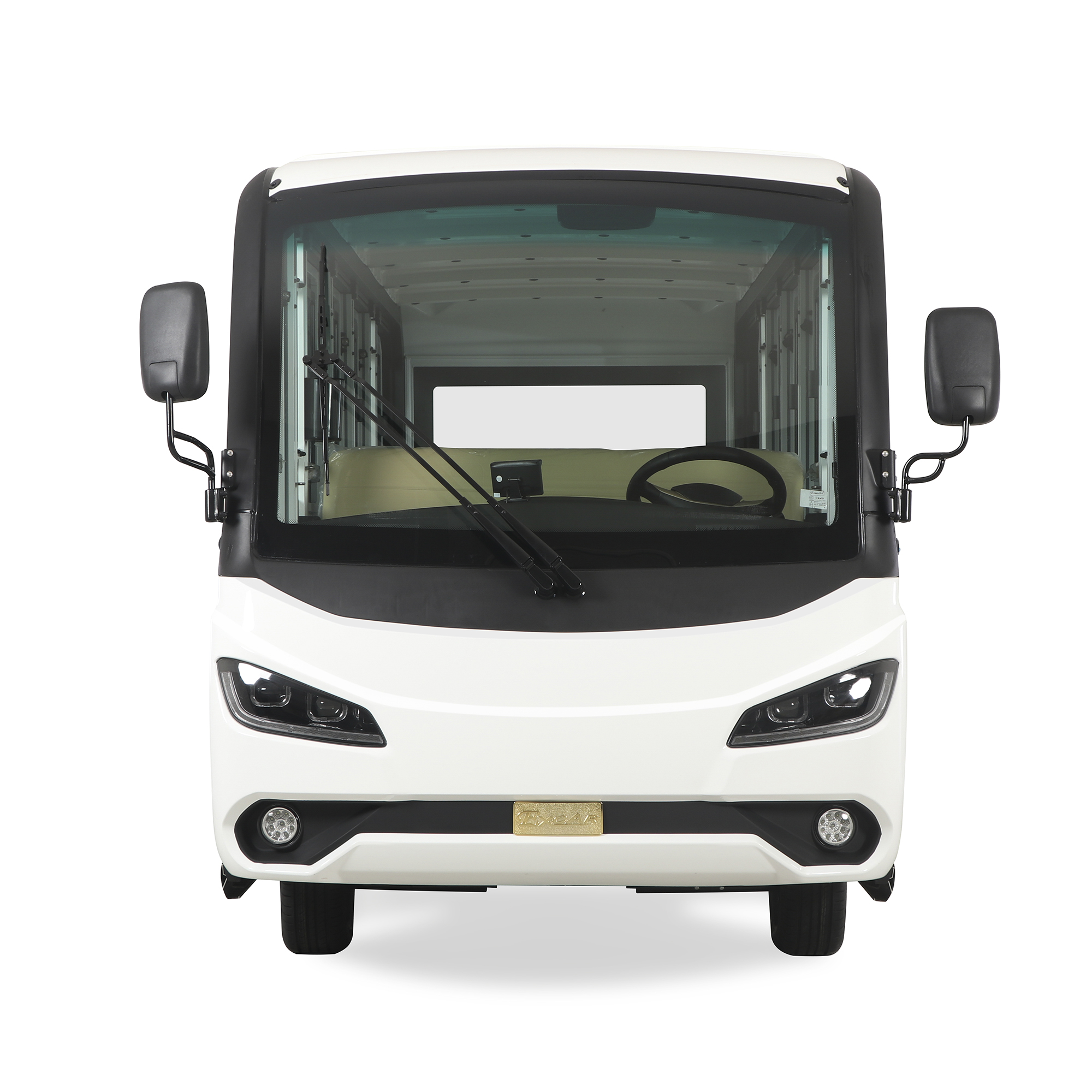New Energy 14 Seats Sightseeing Shuttle Bus Car With Closed Door