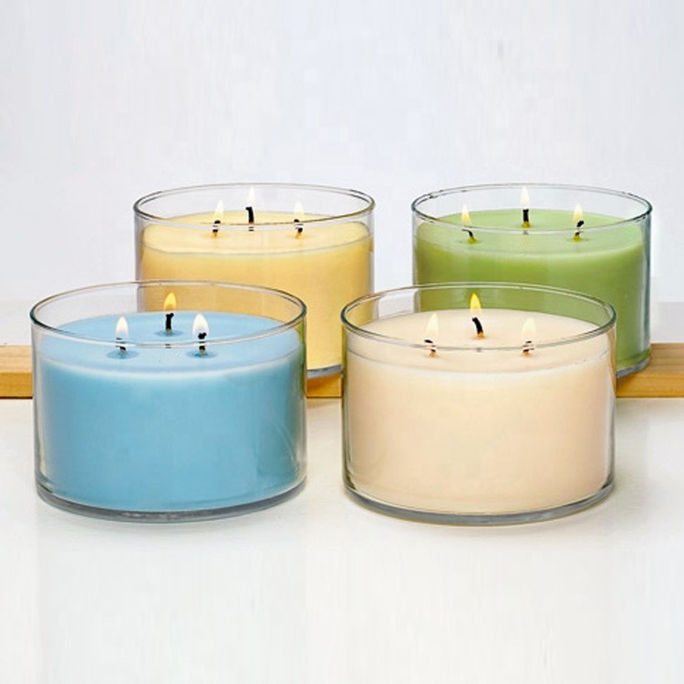Luxury Amber Glass Jar 7x9cm Soy Wax Scented Candle