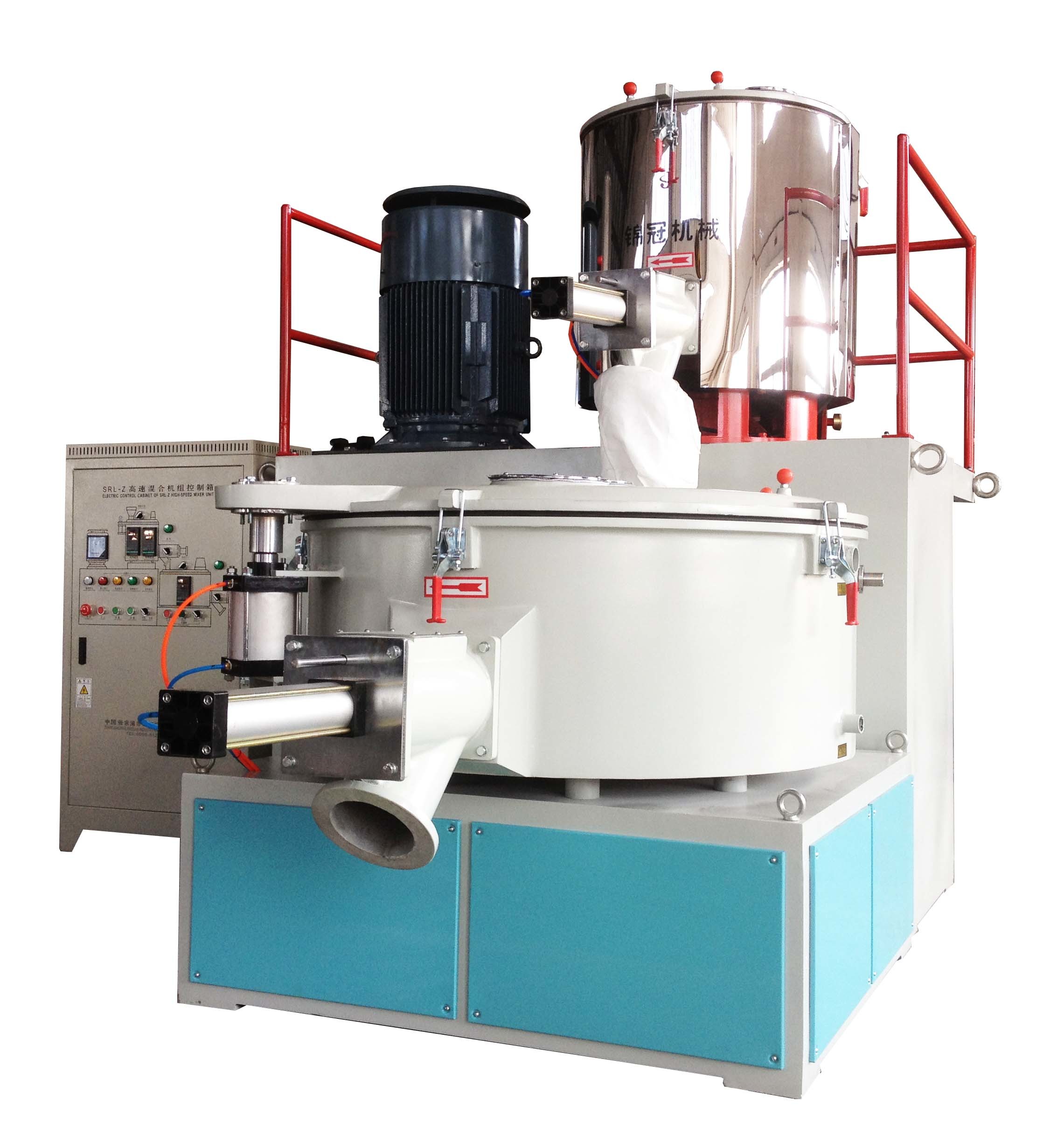 500 Kg / H Plastic Hopper Dryer Electricity Heating Source Ce Certification