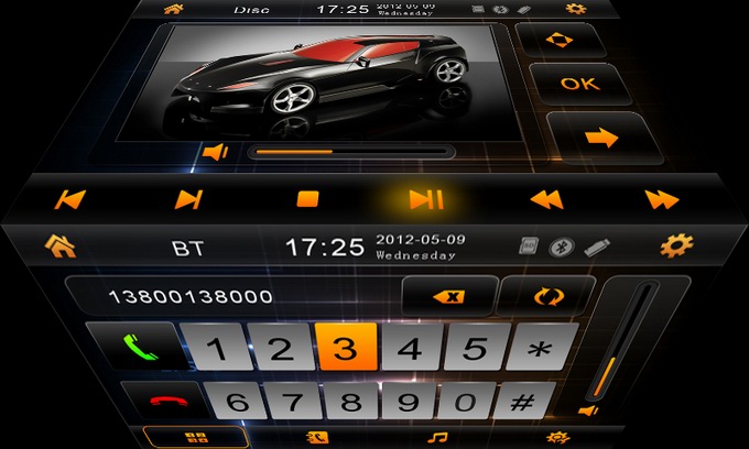 Car radio for Opel Astra/Vectra/Zafira/Meriva/Antara/Corsa with iPod GPS mp3 OCB-6220