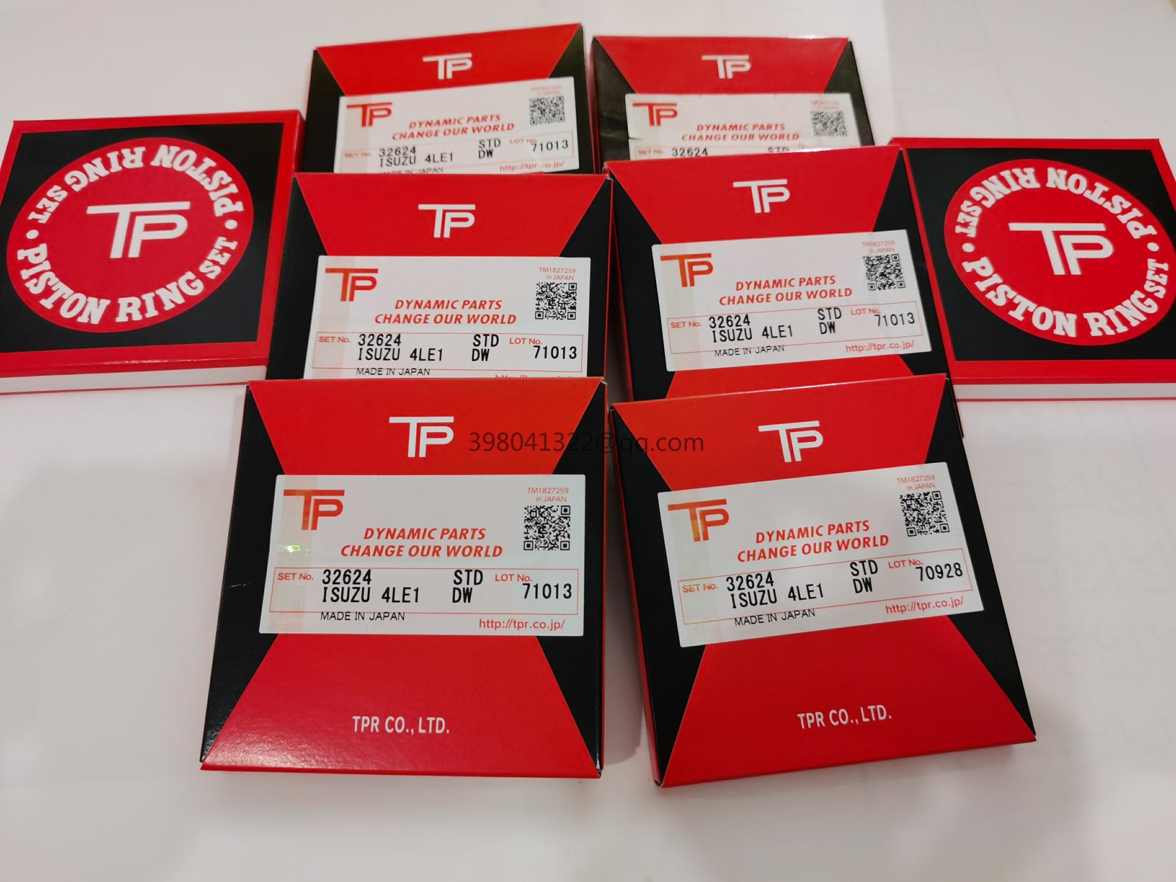 2mm Engine Piston Ring 897141-2080 TP 32624 Flat 4LE1 For ISUZU Engine