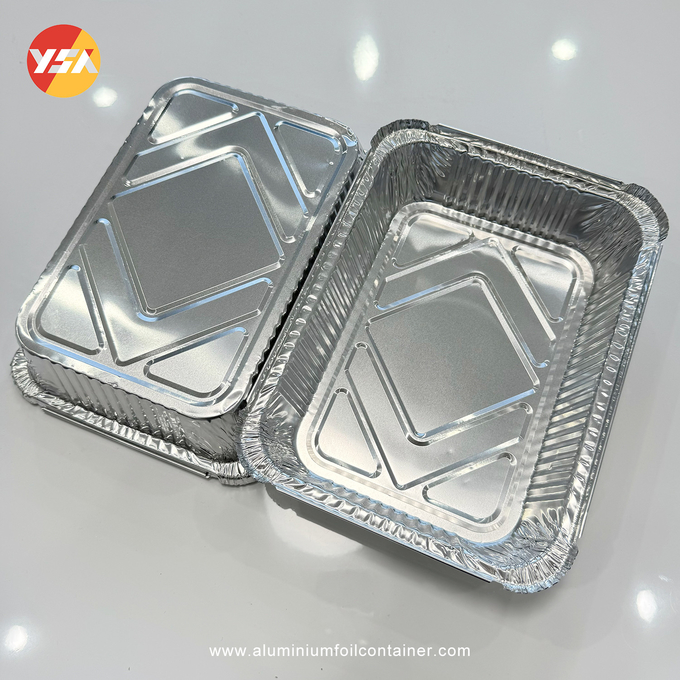 50 Gauge BBQ Aluminum Foil Roasting Pan Roaster Tin Foil Tray