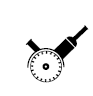 Circular Shape Synthetic Diamond Cutting Blade V Slot For Limestone / Soft Stone