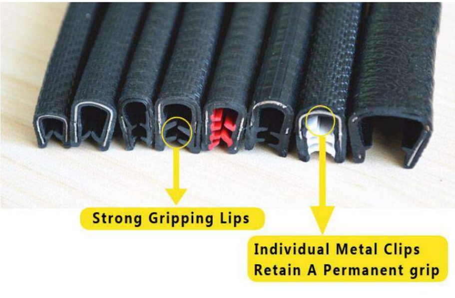 20-90 Shore Hardness U Channel PVC Gasket for Customized Automotive Guard Weatherstrip