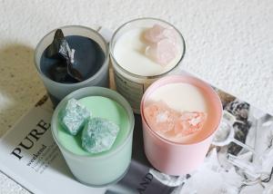 China Natural Crystal Scented Soy Wax Aromatherapy Candles Wedding Decoration wholesale