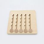 200mm Wooden Number Sorting Board Educational Preschool Toddler Toys
