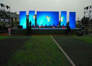 China P5.95 Outdoor Video Screen Rental , LED Display Board For Advertising Slim Cabinet wholesale