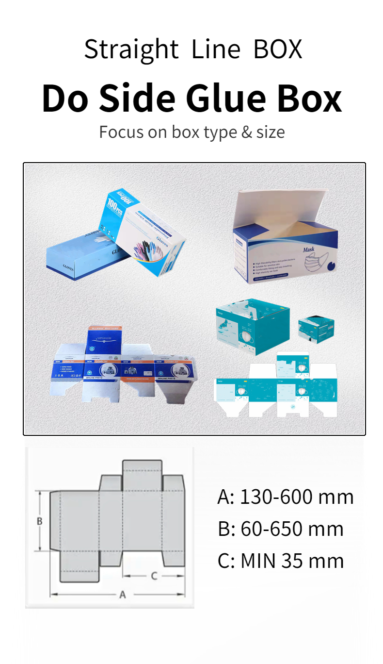 4.5kw Water Soluble Cold Glue Gluing Machine for ZH800 Automatic Folding and Gluing