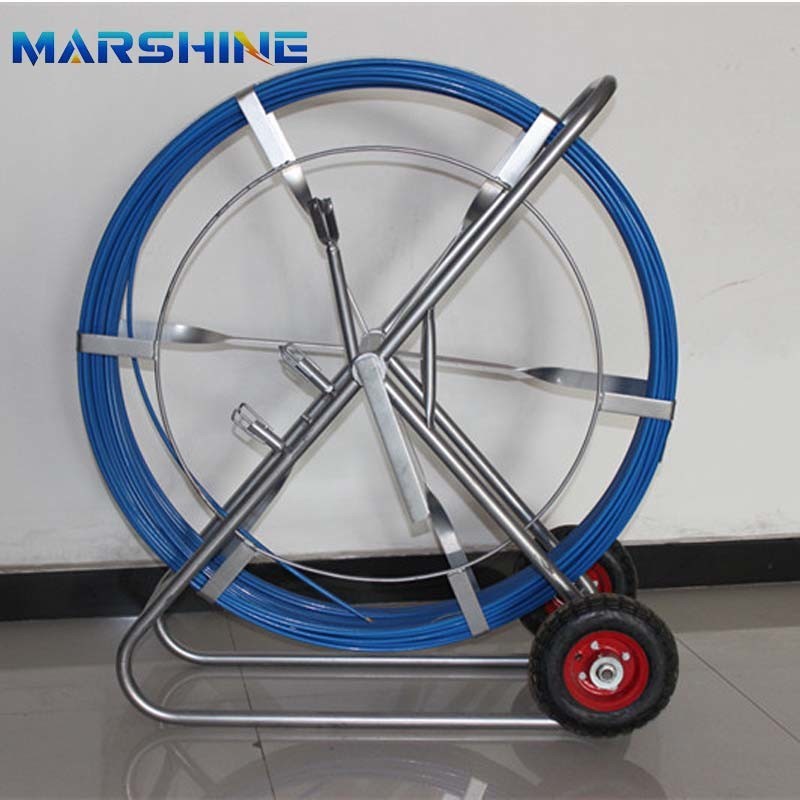 Cable Electric Reel Fiberglass Rodder Puller Fibre Glass Rodding Conduit Cable Laying Tools