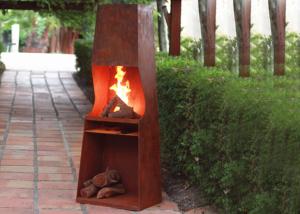 China Weather Resistant Corten Steel Fire Pit Rustproof OEM / ODM Available wholesale