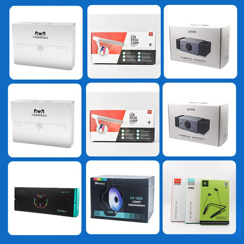 OEM Printed Packaging Box Foil Stamping Customized Package Boxes