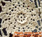 handmade, Crochet Round table clothing - table cover, handmade crochet, blanket,