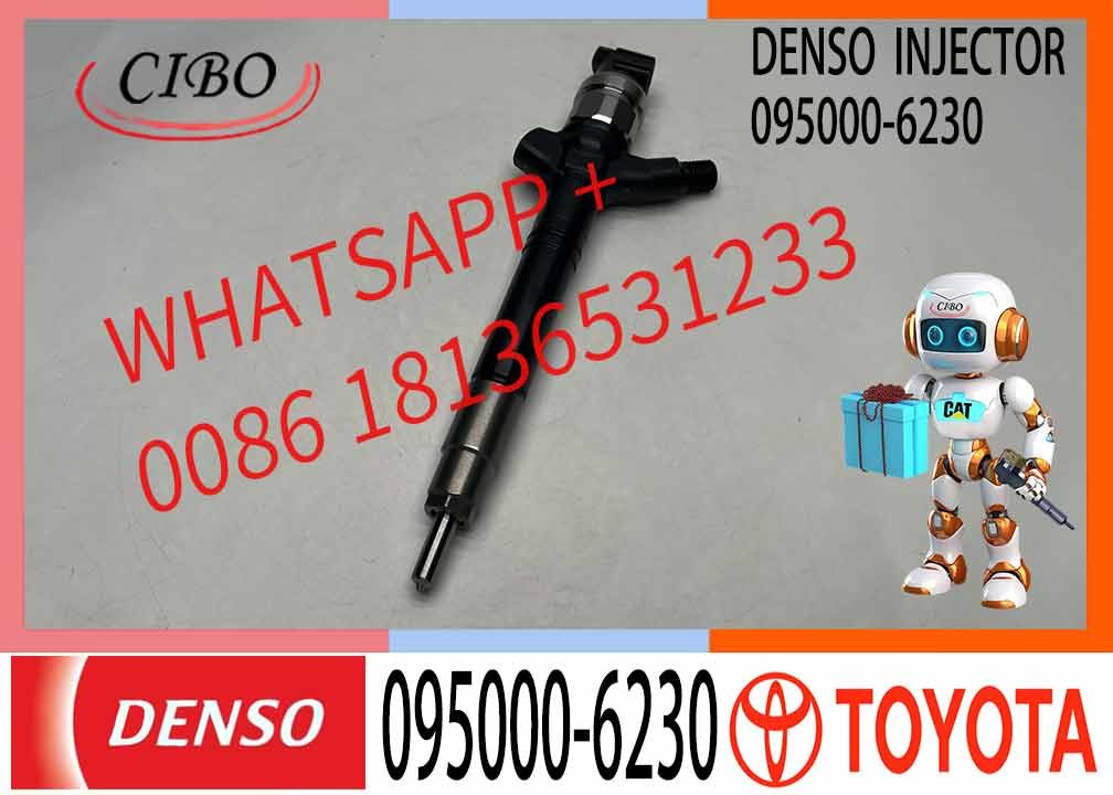 High Quality Denso Diesel Common Rail Injector 095000-6230 0950006230 23670-09140 For Toyota Corolla Verso 2.2 2AD-FTV