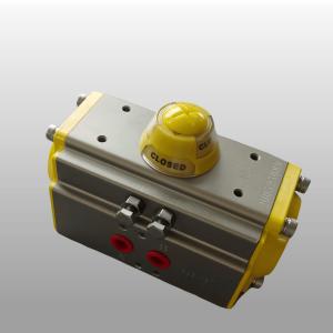 China OEM Color Pneumatic Valve Actuator Rack And Pinion Actuators 90 Degree wholesale