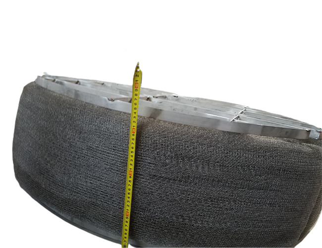 Gas Liquid Filter Defogging Mesh Pad Demister For Cooling Tower Internal