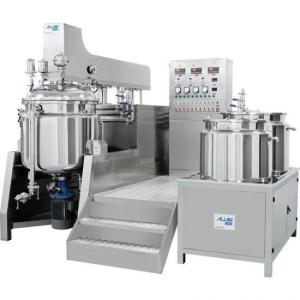 China Steam heating Vacuum Emulsifier Mixer , 500L Cosmetic Cream Mixer Machine wholesale