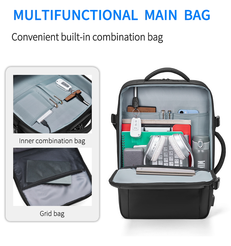Oxford 17.3 Inch Laptop Backpack Waterproof Office Backpack 20-47Litre