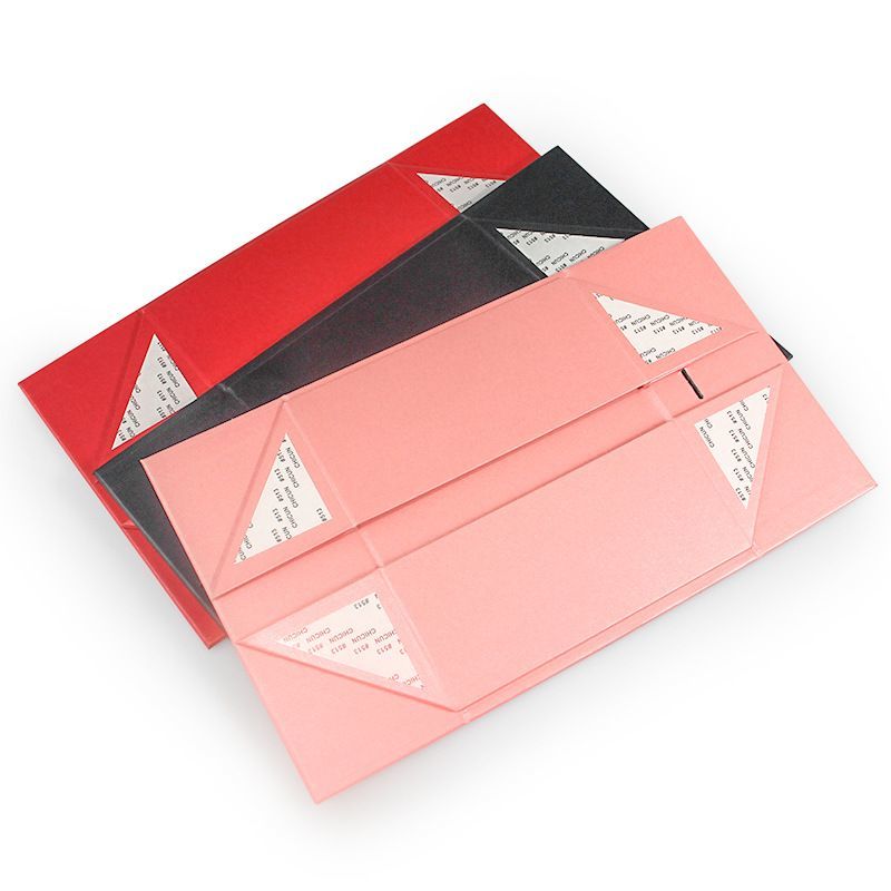 Solid Color Classic Style Custom Logo Printing Matt Laminated Rigid Foldable Cardboard Wedding Grown Packaging Magnetic Box
