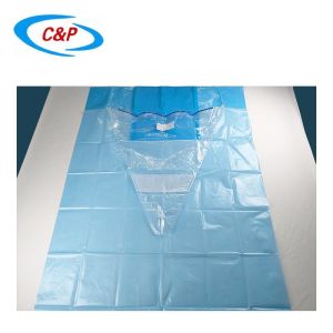 China Disposable Gynecology Under Buttock Drape Nonwoven Fabric In Blue wholesale