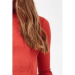 Women Spring Long Sleeve Red Blouse
