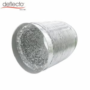 China HVAC Parts Flexible Aluminum Air Duct Paster Connector Air Duct 4'' 100 MM 32 Ft wholesale