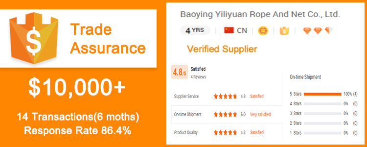 Yellow PP 3mm 4mm 5mm 6mm 8mm Twist Rope Bundling Rope Customized 200m/220m YLY-C029