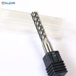 Aluminum Processing Carbide End Mill Cutters Mirror Finish