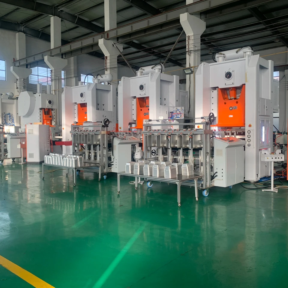 SIMENSE Motor 12000 Pcs/h Aluminium Foil Container Production Line LK-T63