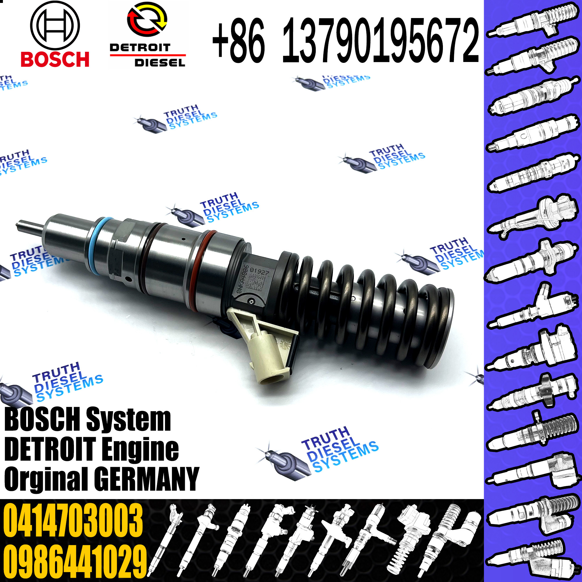 BOSCH Diesel fuel Unit pump assembly 0414703003 0986441029 0986441028 0414703002 0986441030 for Detroit Series 60
