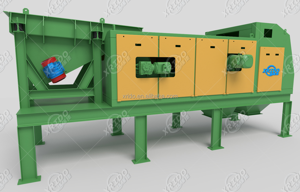 Nonferrous Metal Plastic Eddy Current Magnetic Separator Machine Price