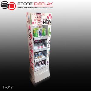 China Pop Cosmetic Cardboard Display Stand/Cardboard Advertising Display Stands wholesale