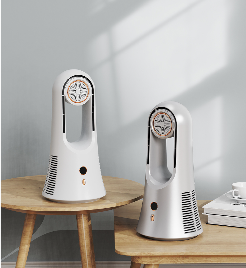 600g Multifunctional Mute Rechargeable Fragrance Bladeless Fan for Quiet Environment