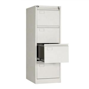 China Cylinder Lock Metal Clothes Storage 4 Drawer Filing Cabinet wholesale