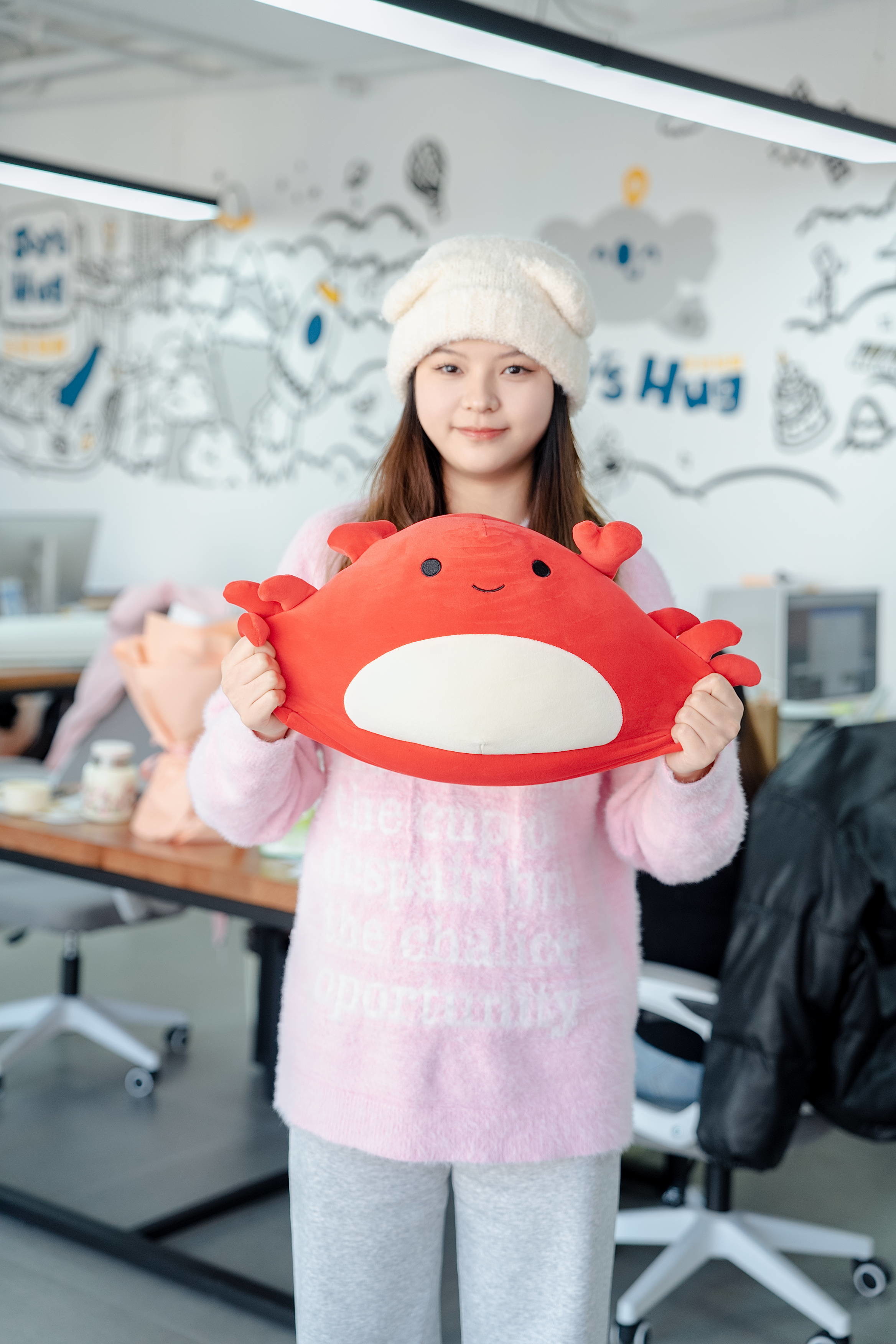 Soft Pink Octopus Plush Pillow Cozy Cuddly Marine Themed Cushion ODM OEM