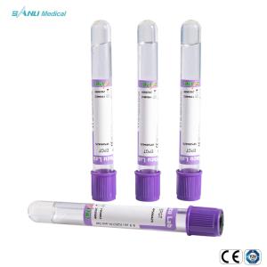 China EDTA K2 Glass Blood Collection Tubes With Gel 13x75mm For Hematology wholesale