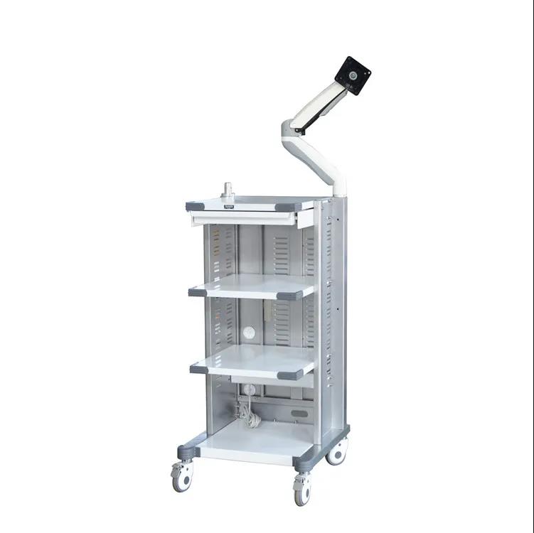 Flexible Endoscope Trolley And Rigid Endoscope Tower Cart With OEM Service